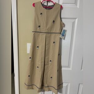 NWT Viva Le Fete Girls Wake Forest
Embroidered Jumper Dress Size 12